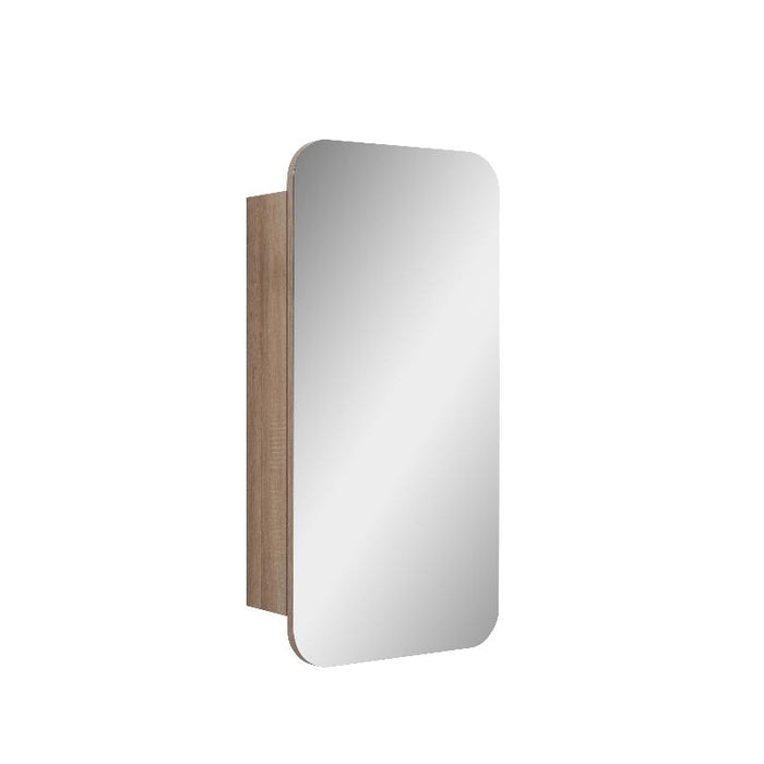 Curva White Oak Square Shaving Cabinet By Indulge®