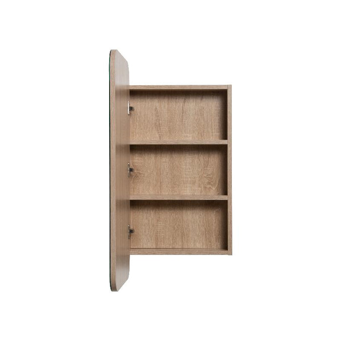 Curva White Oak Square Shaving Cabinet By Indulge®