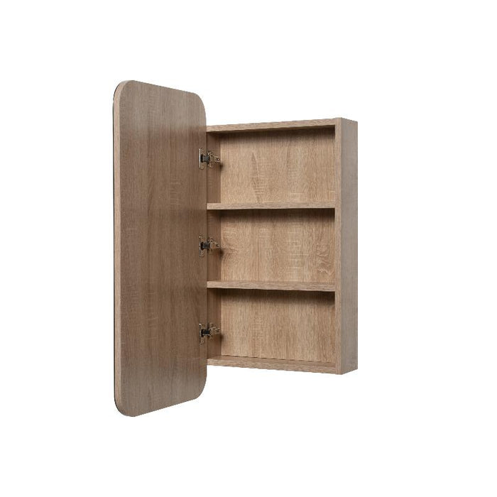 Curva White Oak Square Shaving Cabinet By Indulge®