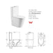 Cesena Rimless Short Projection Toilet Suite By Indulge® - Acqua Bathrooms