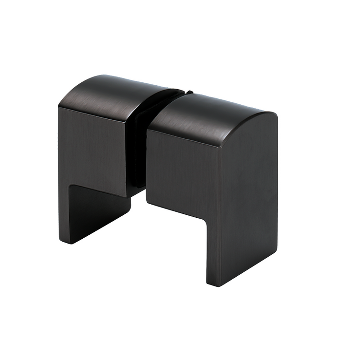 Matte Black Square Lever Shower Screen Handle