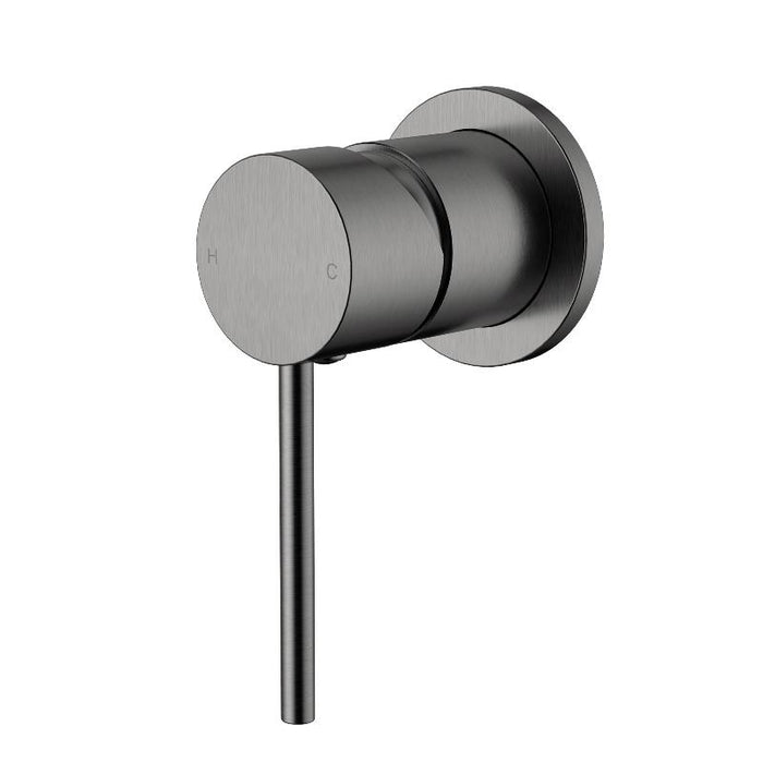 Star Mini Gun Metal Wall Mixer - 60mm Plate