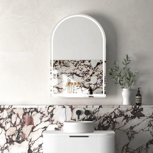 Otti | Arched LED Shaving Cabinet - Acqua Bathrooms