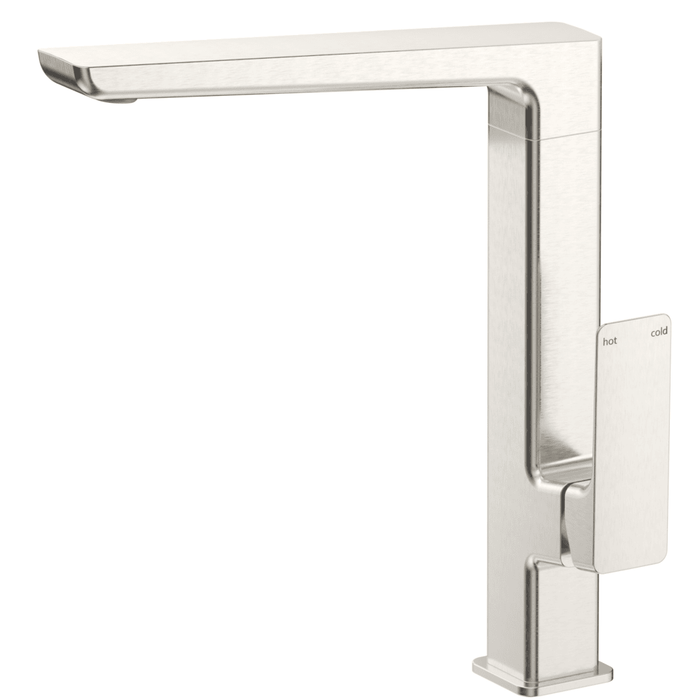 Tiago Brushed Nickel Sink Mixer