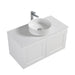 Indulge | Hampton 900 Provincial Matte White Shaker Wall Hung Vanity - Acqua Bathrooms