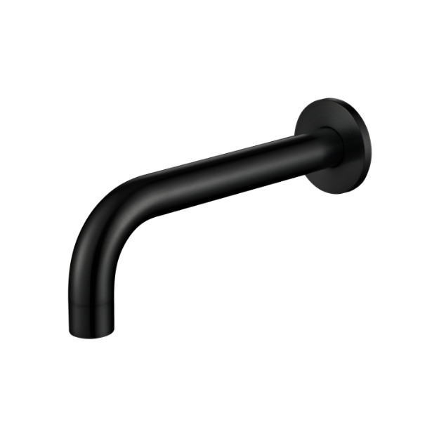 Star Mini Round Matte Black Bath Spout