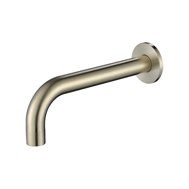 Star Mini Round Brushed Nickel Bath Spout