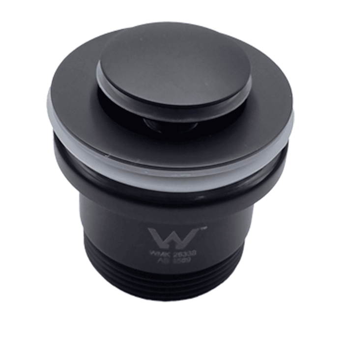 Xulu Matte Black Universal Pop-Up Waste