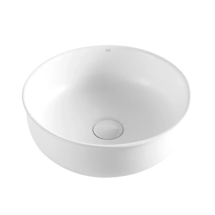 Otti Australia | Bronte Round Matte White 360mm Above Counter Basin