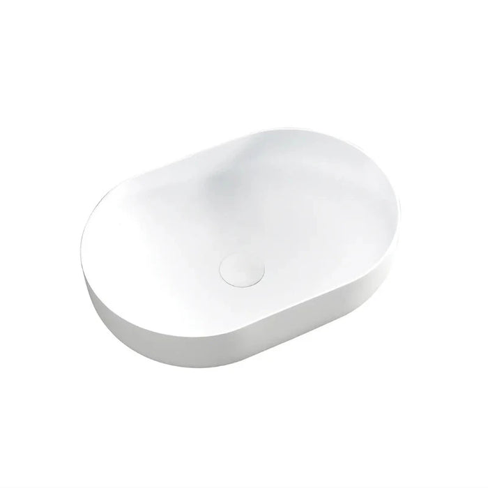 Otti Portofino Solid Surface Stone Oval Basin