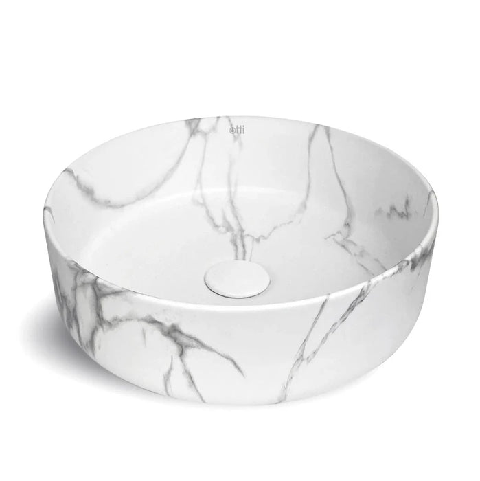 Radius 355mm Matte Carrara Above Counter Basin