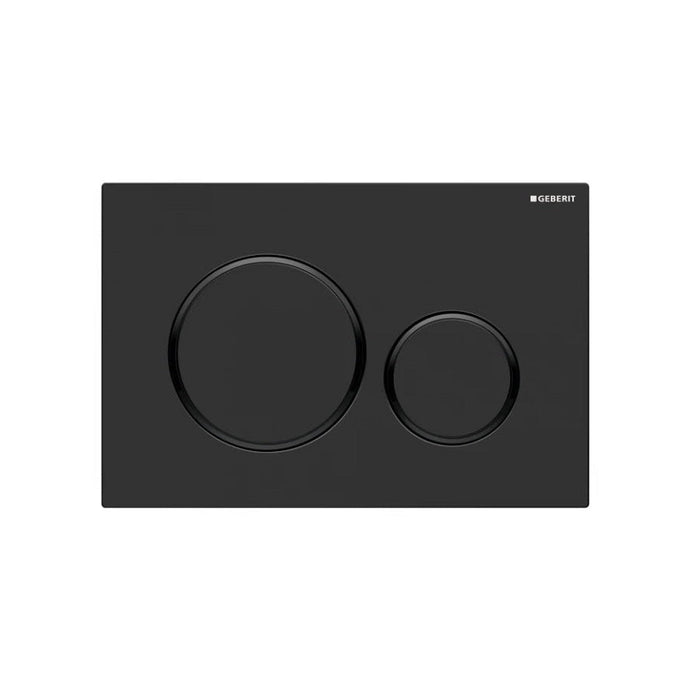 Geberit Cesena Rimless Matte Black In Wall Toilet Suite Package - Acqua Bathrooms