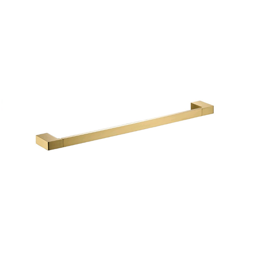 Nova 600 Brushed Gold Single Towel Rail - Acqua Bathrooms