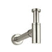 Star Mini 40mm Brushed Nickel Round Bottle Trap Waste - Acqua Bathrooms