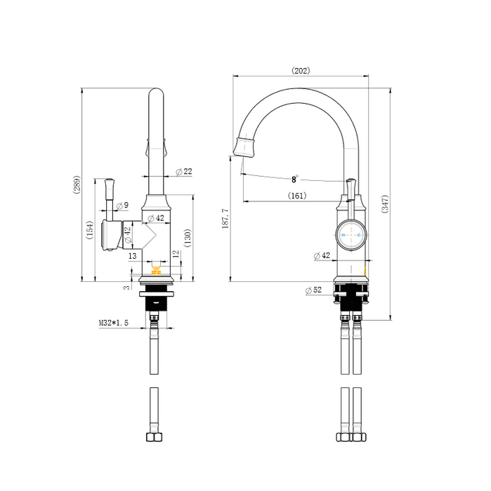 Montpellier Basin Mixer - Acqua Bathrooms