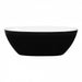 Stella 1500 Matte Black Round Freestanding Bathtub - Acqua Bathrooms