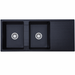 Modern National Black Granite Kitchen Sink - Acqua Bathrooms