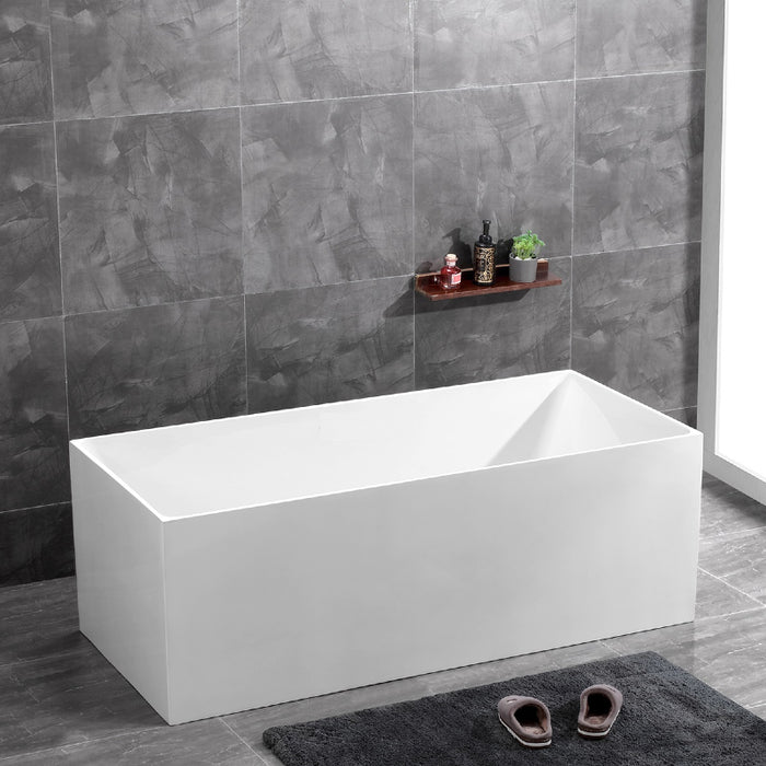 Messina 1500 Square Multi-Fit Freestanding Bathtub By Indulge® - Acqua Bathrooms