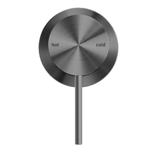 Nero | Mecca Gun Metal Wall Mixer 60mm Plate - Acqua Bathrooms