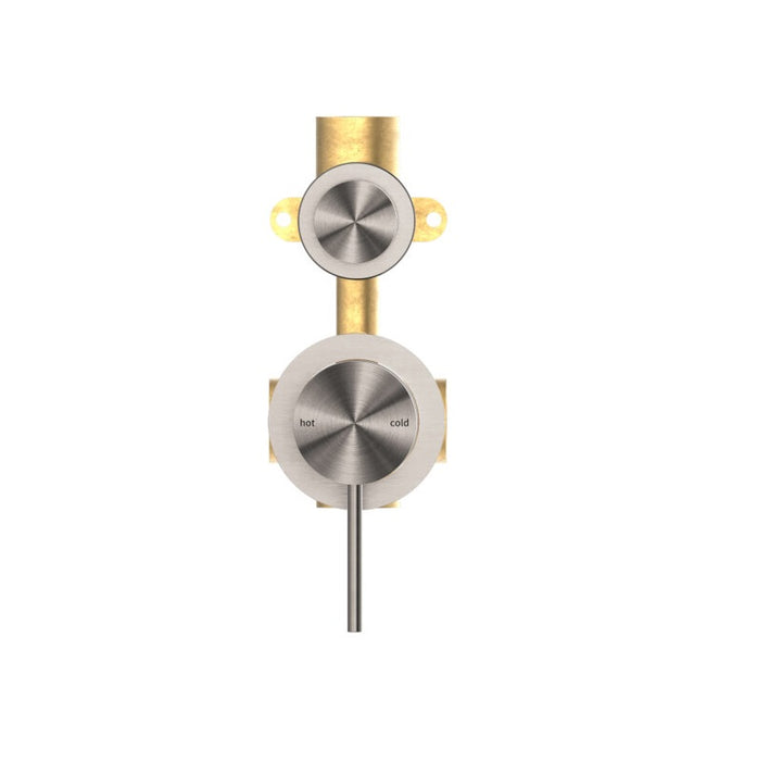 Nero | Mecca Brushed Nickel Separate Wall Diverter - Acqua Bathrooms