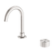 Nero | Opal Progressive Brushed Nickel Basin Mixer Set - Acqua Bathrooms