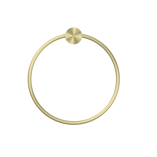 Nero | Opal Brushed Gold Towel Ring - Acqua Bathrooms