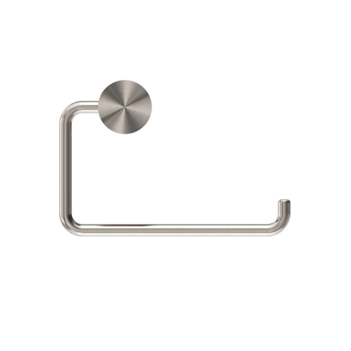 Nero | Opal Brushed Nickel Toilet Roll Holder - Acqua Bathrooms