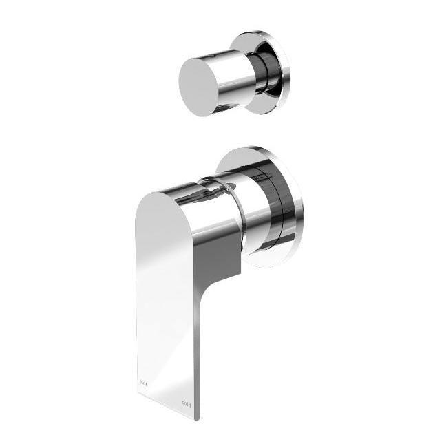 Nero | Bianca Separate Plate Wall Diverter Mixer - Acqua Bathrooms