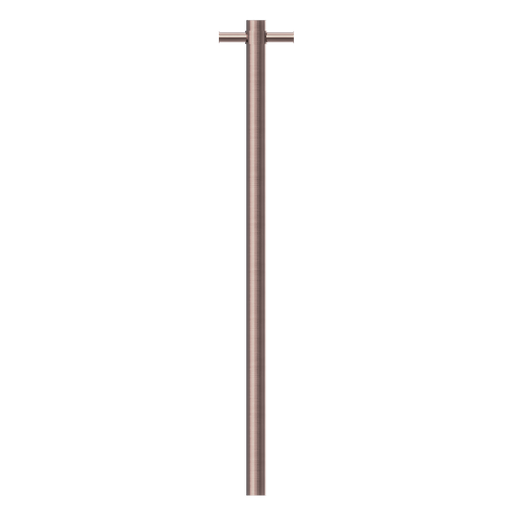 Nero | Brushed Bronze Vertical Heated Towel Rail - Acqua Bathrooms