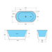 Celia Round Freestanding Bath Tub - Acqua Bathrooms