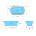 Celia Round Freestanding Bath Tub - Acqua Bathrooms