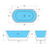 Celia Round Freestanding Bath Tub - Acqua Bathrooms