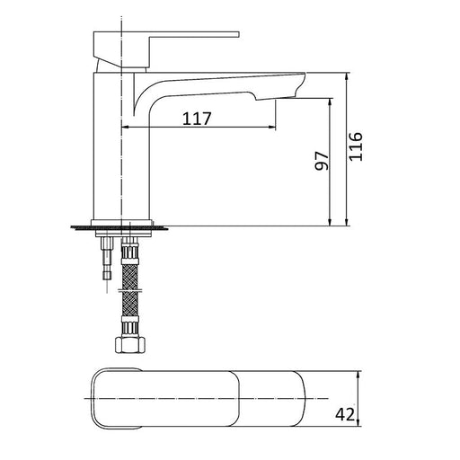 Nova Basin Mixer - Acqua Bathrooms