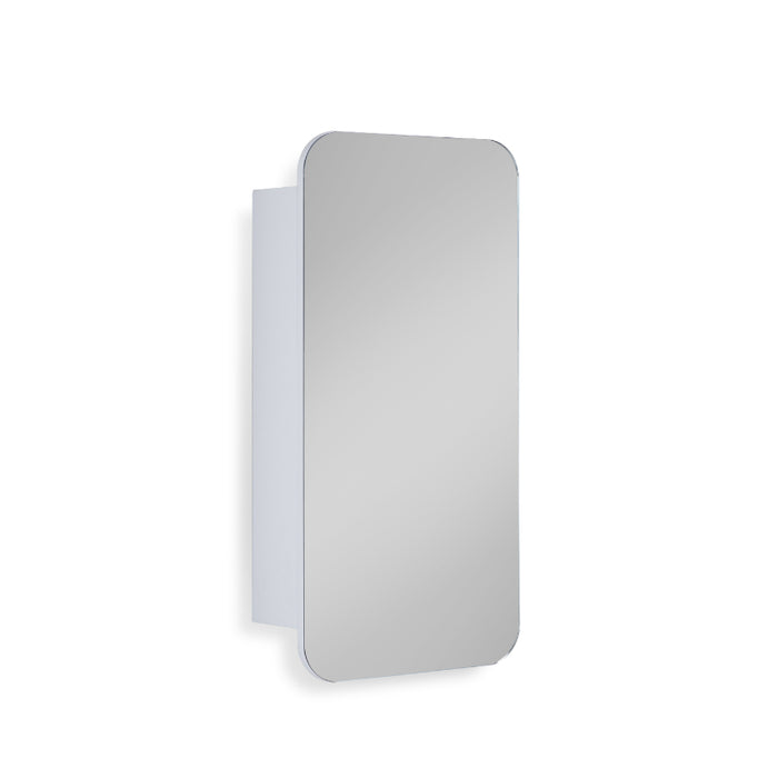 Matte White Square Shaving Cabinet By Indulge® - Acqua Bathrooms