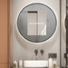 Indulge | Round Touchless Back-Lit Matte Black 600mm LED Mirror - Three Light Temperatures - Acqua Bathrooms
