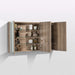 Avia 1200 White Oak Timber Shaving Cabinet By indulge® - Acqua Bathrooms