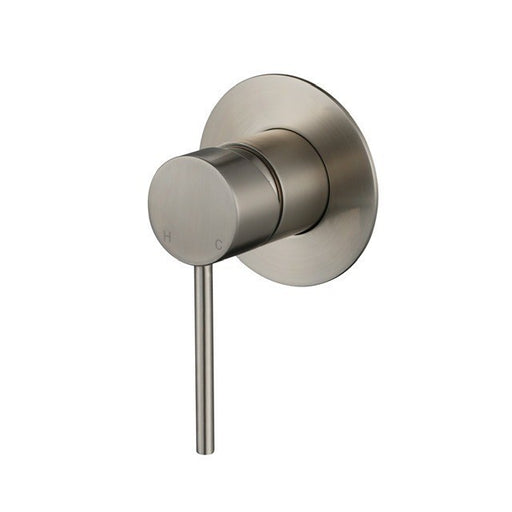 Star Mini Brushed Nickel Wall Mixer - Acqua Bathrooms