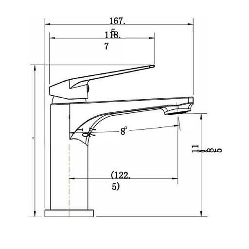 Cascade Basin Mixer - Acqua Bathrooms