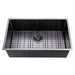 Brushed Black 762 x 457 x 254mm Kitchen Sink - Acqua Bathrooms