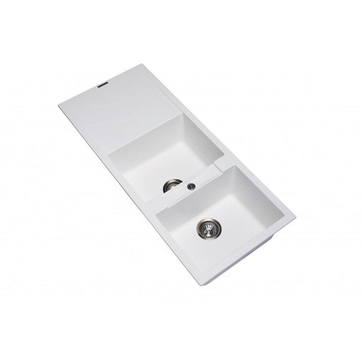 Carysil | 1160 Jazz White Granite Kitchen Sink - Acqua Bathrooms