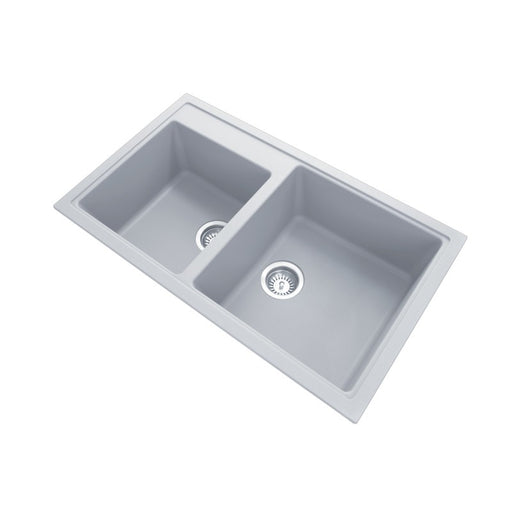 Carysil 860 Vivaldi Grey Granite Kitchen Sink - Acqua Bathrooms