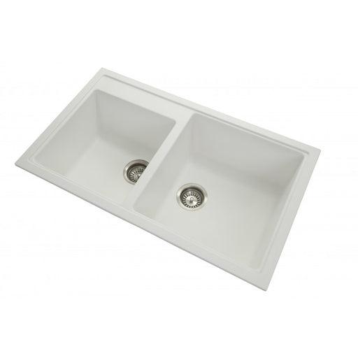 Carysil | 860 Vivaldi White Granite Kitchen Sink - Acqua Bathrooms