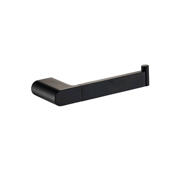 Flores Black Toilet Roll Holder | Acqua Bathrooms