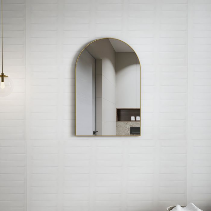 Otti Australia | Arched Gold Framed Mirror - Acqua Bathrooms