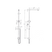 Linsol | Joseph Exposed Shower Combination Rail Set - Acqua Bathrooms