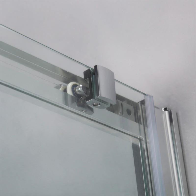 Semi Frameless Wall to Wall Sliding Shower Screen | Acqua Bathrooms