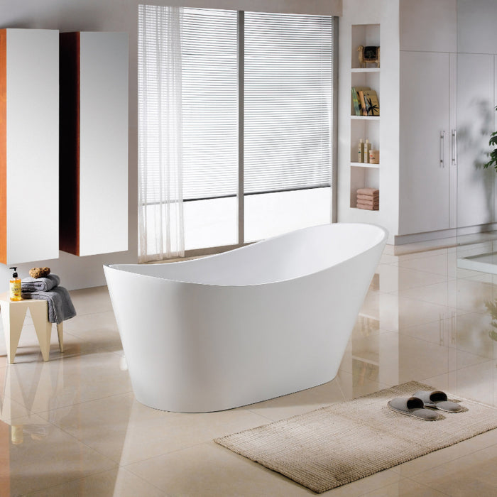 Myalla 1400 Designer Round Freestanding Bath Tub By Indulge® - Acqua Bathrooms