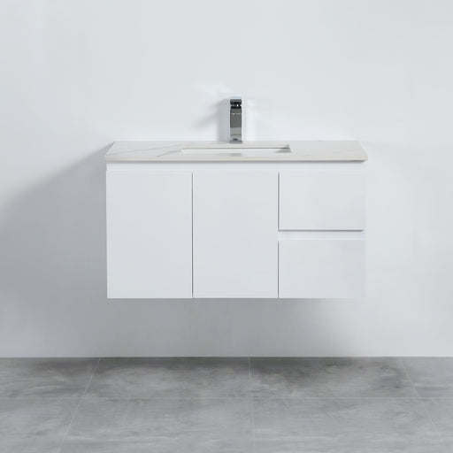 PVC 900mm Wall Hung Vanity - Acqua Bathrooms