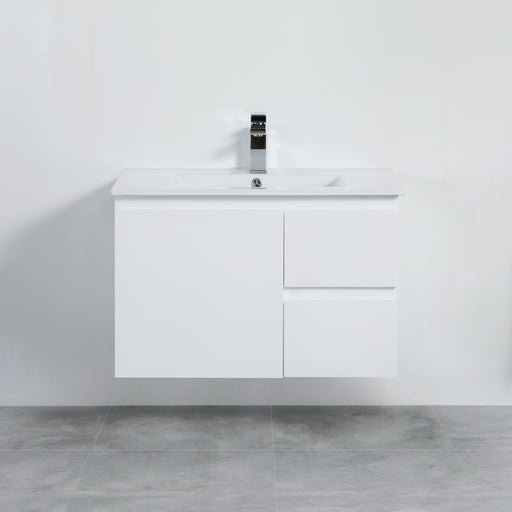 PVC 750mm Wall Hung Vanity - Acqua Bathrooms