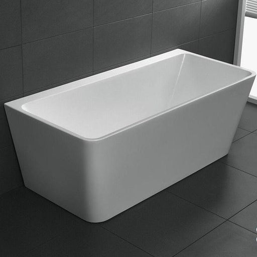 1500 mm Carmen Back to Wall Freestanding Bath Tub - Acqua Bathrooms